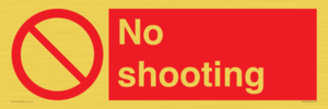 No shooting